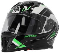 Acerbis X-Way Graphic Casque, noir/vert, Taille L (59/60)