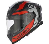 Acerbis X-Way Graphic Logo Casque, Gris/Orange, Taille XL (60/61)