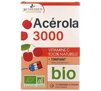 3 Chênes Acérola 3000 Bio 14 Comprimés À Croquer