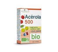 ACEROLA 500 BIO - Enrichie en Acérola Verte - 30 Capsules | Formule Riche en Vitamine C Naturelle | Boost d'Énergie, Immunité & Vitalité | 3 CHENES LABORATOIRE