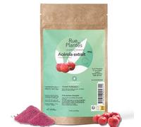 Acérola Extrait 25% Vitamine C Poudre 500g - Soutient l’Immunité Naturelle, Favorise la Réduction de la Fatigue, Antioxydant Végétal | Conditionnée en France, RUE DES PLANTES