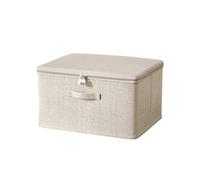 ACESOME Boîte avec Serrure, Boîte Pharmacie, boite de Rangement avec Couvercle, Rangement Medicament Rangement pour les vêtements, les friandises, les jouets, etc (40 x 30 x 21 cm, 1)