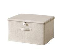 ACESOME Boîte avec Serrure, Boîte Pharmacie, boite de Rangement avec Couvercle, Rangement Medicament Rangement pour les vêtements, les friandises, les jouets, etc (45 x 35 x 26 cm, 1)