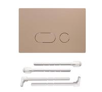 ACESOME pour plaque de déclenchement Geberit Sigma 01, Sigma10, Sigma20, Sigma21, Sigma30, Sigma50, Sigma60, plaque de déclenchement en plastique pour chasse à 2 débits (kaki)