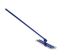 Acesunny Truelle à béton Concrete 1,8 m - Truelle en acier inoxydable - Truelle à béton - Avec petite truelle + 3 poignées amovibles