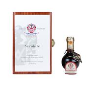 Acetaia Malpighi - Vinaigre Balsamique Traditionnel de Modène DOP Extravecchio Secolare - 100 ml - Exclusivement à base de moût cuit - Sélection haute gastronomie