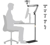 AceTaken MX Brio Support de sol télescopique pour webcam 4K 177,8 cm avec support magnétique compatible avec les webcams Logitech MX Brio 4K, Brio 4K, 100, 300, 500, C270, C310