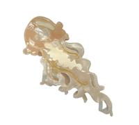 Acetate Claw Clip, Jellyfish Shaped Hair Clip, 4.92 Inches Long Sturdy Lightweight Design, Sea Themed Strong Hold Hairpin for Wives, Students, Ladies, School, Dance, Wedding, Family Photo Sesions