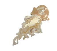 Acetate Claw Clips, Jellyfish Shape Hairpins, Sea-Inspired Hair Accessories 4.92 inches long, Strong Hold Clips, Elegant Styling Tools for Weddings, Dance Performances, School Events, Family Photos