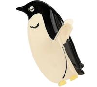Acetate Claw Clips, Small Acrylic Penguin Shape Hair Clip, Adorable Cute Animal Hair Accessories, Stylish Hairs Barrettes for Women Girls, 3.54x1.97 inches, Black and White