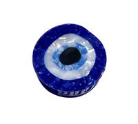 Acetate Dark Blue Devil's Eye Round Hair Clip Claw | Women Funny Crab Clamp Barrette Accessories Headwear