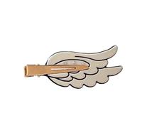 Acetate Wings Design Rhinestone Bangs Clips Hair Claw