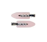 Acetate Wings Design Rhinestone Bangs Clips Hair Claw