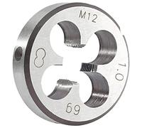 Aceteel Filière M12 x 1 mm à filetage rond métrique, filetage à la main droite M12 x 1