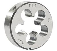 Aceteel M18 x 1,5 mm - Filière à filetage rond métrique - Filière à main droite - M18 x 1,5