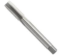 Aceteel Taraud à filetage métrique M10 x 1,25, gauche, HSS M10 x 1,25 mm