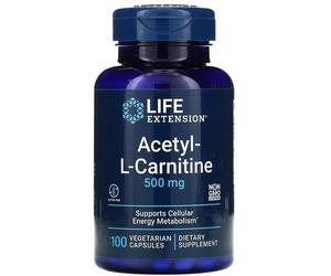 Acetyl-L-Carnitine, 500mg - 100 vcaps