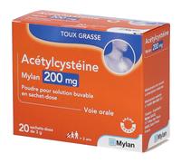 ACETYLCYSTEINE VIATRIS CONSEIL 200MGSACHET Sachet(S) 20 pc(s)