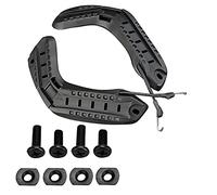 ACEXIER 1 Paire Tactique Militaire Casque de Combat Rails latéraux Chasse Militaire Rapide Casque Rail de Guidage avec lanière vis de Montage Accessoires