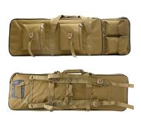 ACEXIER 81cm/94cm/115cm Tactique Chasse Étui pour Fusil Airsoft Sac d’Arme à feu Tir Militaire en Plein air Sniper Arme à feu Porter Un Sac à Dos (94CM,Tan)