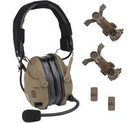 ACEXIER Casque tactique Bluetooth antibruit pour casque de chasse FAST 0PS W.endy A.RC (Khaki)