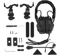 ACEXIER Casque tactique GEN 5, casque de tir sans réduction de bruit, pour casque monté sur la tête, 2 en 1, 0PS Core A.RC et Team W.endy M-IOK (Black)
