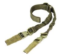 ACEXIER Ceinture de tir Accessoires de Chasse Equipement Tactique Ceinture de tir à Double Pointe Sangle d'épaule Ceinture de Corde à Fusil avec Boucle en métal (Green)