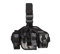 ACEXIER étui de Jambe de Baisse Tactique avec Pochette de Magazine Militaire Tactique Molle Pistolet Arme de Poing Cuisse Pistolet étui réglable Panneau de Plate-Forme droitier