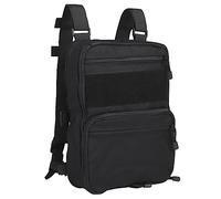 ACEXIER Flatpack D3 Sac à Dos Tactique avec Poche Molle pour Airsoft et équipement Militaire (Black)