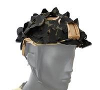 ACEXIER Housse de Casque Tactique pour Casque d'airsoft, Camouflage Militaire, pour Casque Fast MH PJ BJ Paintball équipement Militaire (BCP)