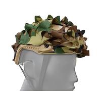 ACEXIER Housse de Casque Tactique pour Casque d'airsoft, Camouflage Militaire, pour Casque Fast MH PJ BJ Paintball équipement Militaire (CAMO1)