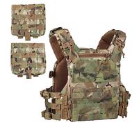 ACEXIER K19 Porte-plaques 3.0 Gilet Tactique Israël Quick Release on/Off Cummerbund Molle Military Airsoft Gear Fast Adjust Multi-Size (CP)