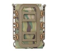 ACEXIER Pochette de Chargeur Tactique pour AR15 M4 5.56 7.62 Scorpion Fast Mag Dégagement Rapide MAG Étui TPR Cas Chasse à la boîte Molle Courroie système (CP)