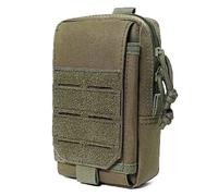 ACEXIER Pochette Tactique Molle - Ceinture Militaire - Accessoire Port Quotidien - Pochette extérieure pour téléphone - Petite Poche - Équipement de Chasse (Green)