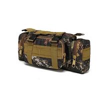 ACEXIER Sac Banane Tactique Militaire tempête Ceinture Banane Molle Sling Armée Sac bandoulière Port Quotidien Camera Guidon Range Sacs, Typhone bron (Leaves)