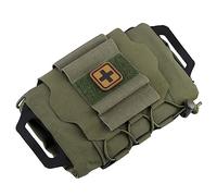 ACEXIER Sac médical Tactique Système Molle Pochette de Premiers Secours médicale à déploiement Rapide Pochette de Premiers Secours en Plein air Chasse Camping Kit médical (Green)