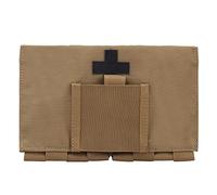 ACEXIER Tactique Kit de Premiers Secours Pochette Molle Libération Rapide LBT 9022B Kit médical Sacoche médicale Militaire pour Gilet de Chasse Ceinture Gear (Tan)