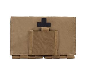 ACEXIER Tactique Kit de Premiers Secours Pochette Molle Libération Rapide LBT 9022B Kit médical Sacoche médicale Militaire pour Gilet de Chasse Ceinture Gear (Tan)