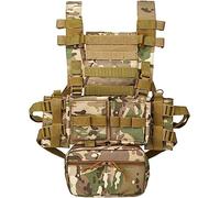 ACEXIER Tactique MK3 Chest Rig Gilet de Chasse modulaire Camo Sack Pouch H Harnais M4 AK Magazine Insert Airsoft Paintball Accessoires (CP)