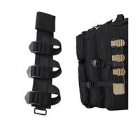 ACEXIER Tactique Molle Knife Shealth Adaptateur Adaptateur de Fixation Pack Sac à Dos Cinch Attacher Strap Pals Camping Hunting Accessoires (Black)