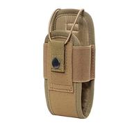 ACEXIER Tactique Molle Pochette de Talkie-walkie Radio Porte-Sac de Taille Poche Portable Interphone Holster Sac de Transport pour la Chasse Camping (Tan)