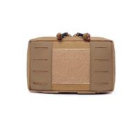 ACEXIER Tactique Molle Trousse de Premiers Secours Pochette Sac médical Militaire Port Quotidien Sac de Taille d'urgence en Plein air Sac à Outils de Survie pour la Chasse Camping, Noir (Tan)