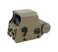 ACEXIER Tactique Point Vert Rouge Holographic Sight Scope Chasse Rifle Collimator Optics Reflex Sight for Weapon Fit 20mm Rail Mount (Tan)