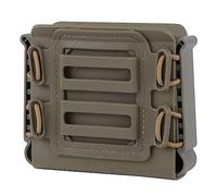 ACEXIER Tactique Scorpion Sniper Pochette de Chargeur pour ASW338 L96A1 M82A1 Molle/Pals Chasse MAG Holder Ceinture Clip Shell Bag Nylon (Tan)