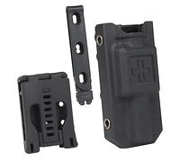 ACEXIER Tactique Tourniquet Strap Pouch Port Quotidien Case First Aid Kit Pouch Military Fast Hemostasis Holder Box with K Gaine Ceinture Clip (Black)