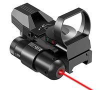ACEXIER Viseur à Point Vert Rouge et Lunette de visée Laser Lunette Tactique Optique de Chasse Viseur Point Rouge Lunette de visée collimateur 4 réticules pour 20mm