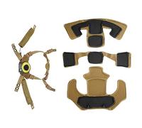 ACEXIER Wendy Casque Système de Suspension Casque Mousse à Mémoire Ensemble Tactique Rapide Mich Outdoor Chasse Militaire Airsoft Casque Accessoires (Tan)