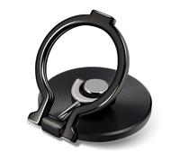 aceyoon Anneau Support Téléphone, 360° Rotation Bague Telephone Portable Réglable Phone Ring Holder Universel en Alliage de Zinc Compatible avec iPhone, Galaxy, pour Tous Les Smartphones