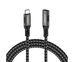 aceyoon Câble d'extension USB C 1M, 20Gbps 240W/5A Rallonge USB C 3.2 Câble d'extension pour Vidéo 4K 60Hz Type C Mâle vers Femelle Compatible avec iPhone 17 Pro Max Air 16 Galaxy S25 S24 S23