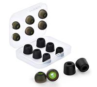 aceyoon Embout Ecouteur Intra Auriculaire 6 Paires S/M/L, Ear Tips avec Diamètre Interne 5mm-6mm Replacement Noise Cancelling Earbuds en Silicone & Mousse à Mémoire Embouts de Rechange 12 pièces